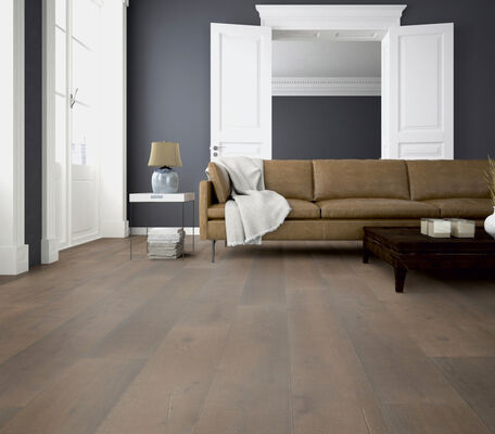  ter Hürne Unique Collection Parkett impulsiv rissveredelt, gebürstet, farbig naturgeölt Landhausdiele Naturholz Parkett Eiche unique nebelbraun 2390x200x13 mm 1101013019 | 73846