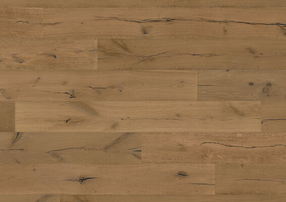 Bennett & Jones Grand Houses Parkett Eiche Oak No.34 - Highgrove intense tiefgebürstet, rissgestaltet, geräuchert, weiß wachsgeölt Schlossdiele 2400x305x15 mm 1148012013 | 74071
