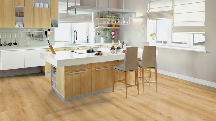  Friends by ter Hürne Vinyl Friends Design-Vinylboden Eiche Paul gebürstet Rigid Landhausdiele breit RIB LHD breit Eiche Paul 2407 1188240100 | 74881