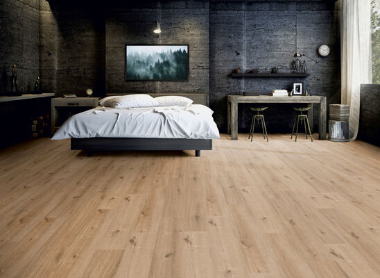  Friends by ter Hürne Vinyl Friends Design-Vinylboden Eiche Thomas gebürstet Rigid Landhausdiele breit RIB LHD breit Eiche Thomas 2408 1188240101 | 74899