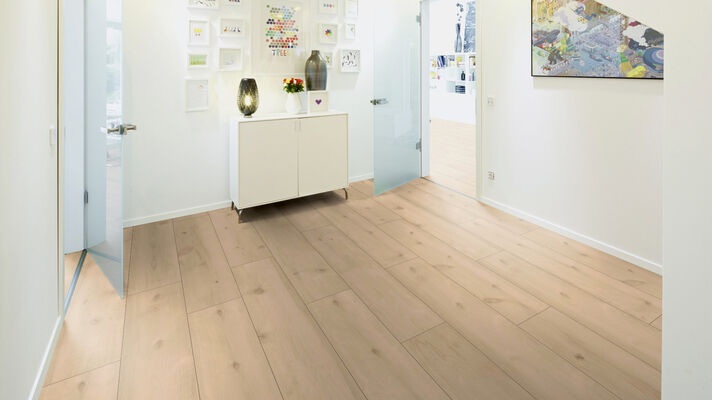  ter Hürne Trend Edition Laminatboden fein-gebürstet Landhausdiele breit Iko Premium-Laminatboden Erle Feng Shui 1285x280x8 mm 1101021827 | 75220