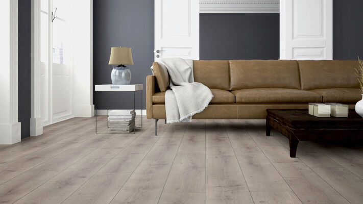  ter Hürne Classic Edition Laminatboden fein-gebürstet Landhausdiele Iko Premium-Laminatboden Eiche Art Gallery 1285x192x8 mm 1101021839 | 75364