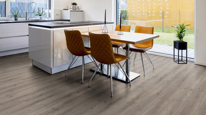  ter Hürne Classic Edition Laminatboden fein-gebürstet Landhausdiele Iko Premium-Laminatboden Eiche Art Gallery 1285x192x8 mm 1101021839 | 75367