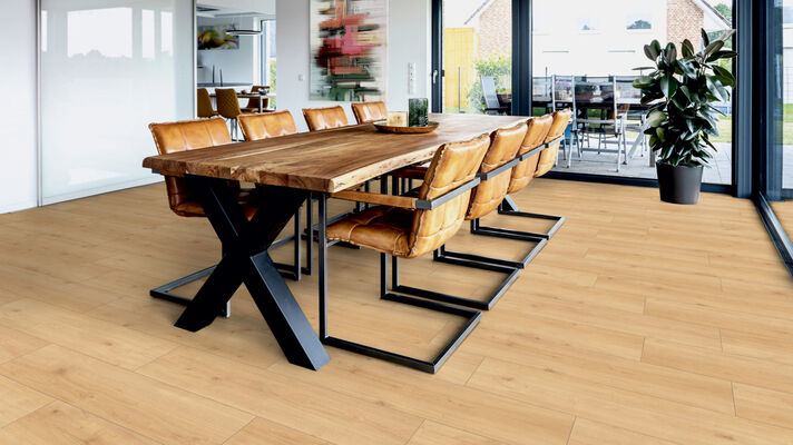  ter Hürne Trend Edition Laminatboden fein-strukturiert Landhausdiele breit Iko Premium-Laminatboden Eiche Japandi 1285x280x8 mm 1101021847 | 75463