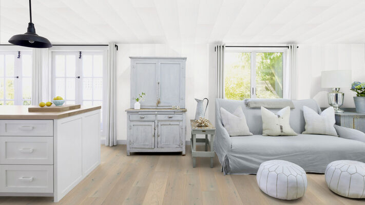  ter Hürne Decor Edition Dekor-Paneele nicht strukturiert Paneel Softprofil UniqueDesign Uni kristallweiß 2600x250x12 mm 1101130301 | 75574