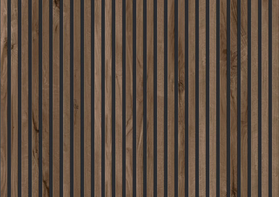  ter Hürne Linear Edition Dekor-Paneele strukturiert Paneel Linear UniqueDesign Eiche dunkelbraun/mattschwarz 2600x148x12 mm 1101130325 | 75850