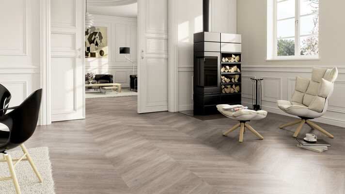  ter Hürne Chevron Edition Design-Vinylboden tief-gebürstet Chevron Soya Design-Vinylboden 1 Eiche Oslo Pro 665,4x152,4x2,5 mm 1101210705 | 77416