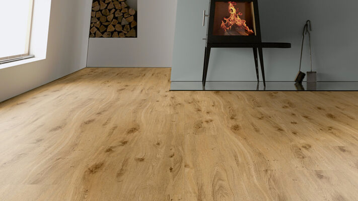  ter Hürne Wood Edition Design-Vinylboden stark-gebürstet Landhausdiele Soya Design-Vinylboden 1 Eiche York Perform 1212,9x222,3x6 mm 1101240200 | 77767