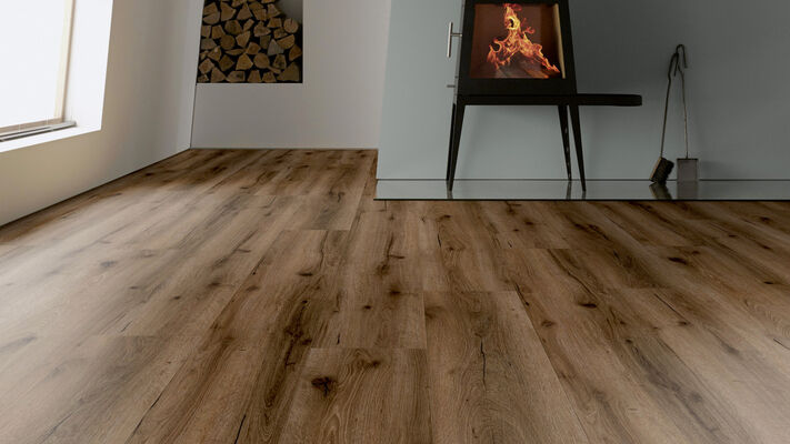  ter Hürne Wood Edition Design-Vinylboden Eiche Cairo tief-gebürstet Lange Landhausdiele Soya Perform 1830x229x6 mm 1101240412 | 78208
