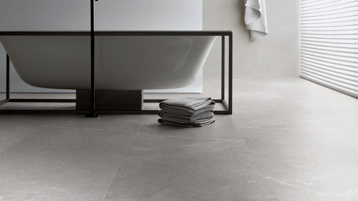  ter Hürne Stone Edition Design-Vinylboden Stein Cartagena fein-strukturiert Naturstein Soya Perform 1212,9x603,3x6 mm 1101240502 | 78238