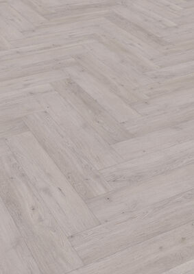  ter Hürne Herringbone Edition Design-Vinylboden Eiche Helsinki tief-gebürstet Fischgrät Soya Perform 743x145x6 mm 1101240610 | 78397