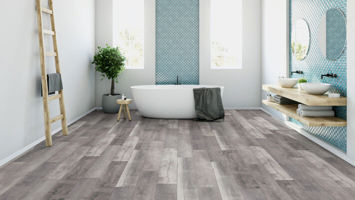  ter Hürne Classic Edition Dureco-Boden Eiche Barbados Strong fein-gebürstet-gehobelt Landhausdiele 1288x195x12 mm 1101260050 | 78667