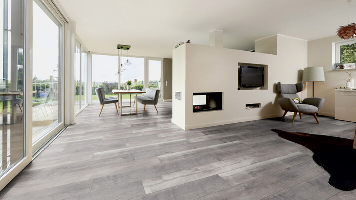  ter Hürne Classic Edition Dureco-Boden fein-gebürstet-gehobelt Landhausdiele Eiche Barbados Strong 1288x195x12 mm 1101260050 | 78673