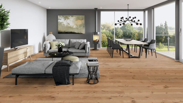  ter Hürne Wood Edition Designboden Eiche Juno Perform gebürstet Lange Landhausdiele Avatara 1800x246x6 mm 1101250214 | 78754