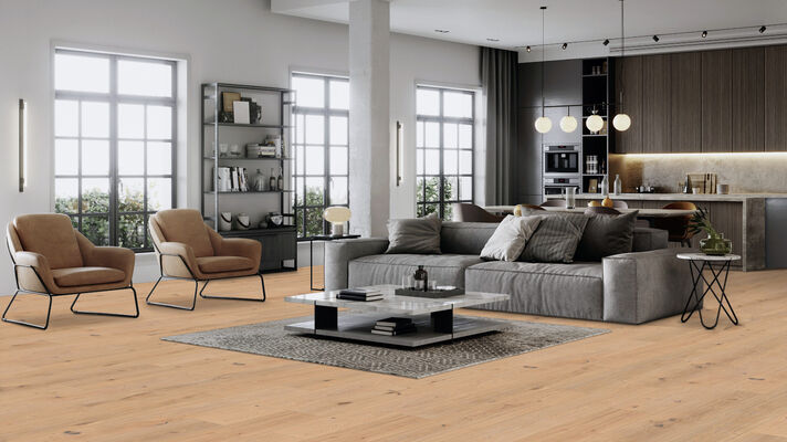  ter Hürne Wood Edition Designboden gebürstet Lange Landhausdiele Avatara Eiche Midea Perform 1800x246x6 mm 1101250215 | 78790