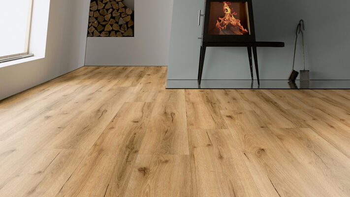  ter Hürne Wood Edition Design-Vinylboden tief-gebürstet Lange Landhausdiele Soya Design-Vinylboden 2 Eiche Naju Solid 1830x229x6 mm 1101290205 | 80212