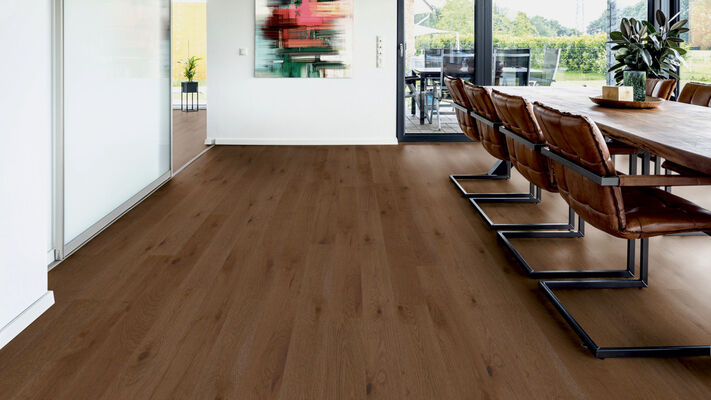  ter Hürne Tailored Collection Parkett ausdrucksstark fein-gebürstet Landhausdiele Eiche Bordeaux 2190x162x13 mm 1101312485 | 80344
