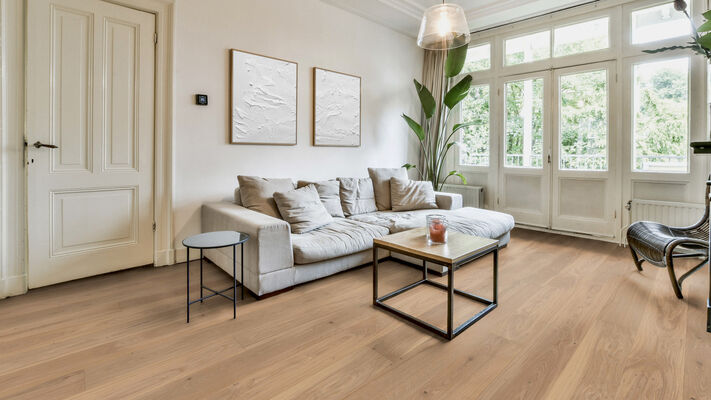  ter Hürne Tailored Collection Parkett ausgeglichen gebürstet Landhausdiele Eiche Muscadet 2190x162x13 mm 1101312456 | 80383
