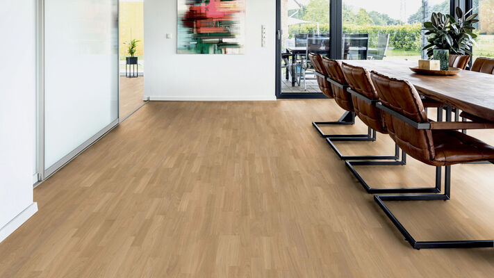  ter Hürne Tailored Collection Parkett ausgeglichen fein-gebürstet Schiffsboden 3-Stab Eiche Elbling 2390x200x13 mm 1101312496 | 80923