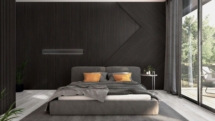  ter Hürne SilentDesign 1-Side Collection Akustikpaneele ausgeglichen farbig naturgeölt Paneel Eiche Donau Furnier 2400x520x21 mm 1101321101 | 81382