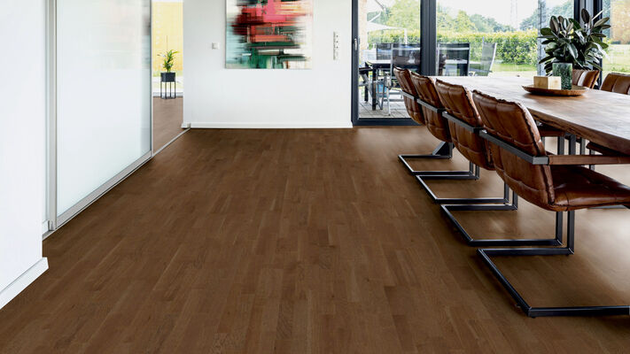  ter Hürne Tailored Collection Parkett ausdrucksstark fein-gebürstet Schiffsboden 3-Stab Eiche Burgund 2390x200x13 mm 1101312517 | 81718