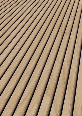  ter Hürne SilentDesign 3-Side Collection Akustikpaneele ausgeglichen naturgeölt Paneel Eiche Ebro Furnier 2400x520x21 mm 1101321300 | 81721