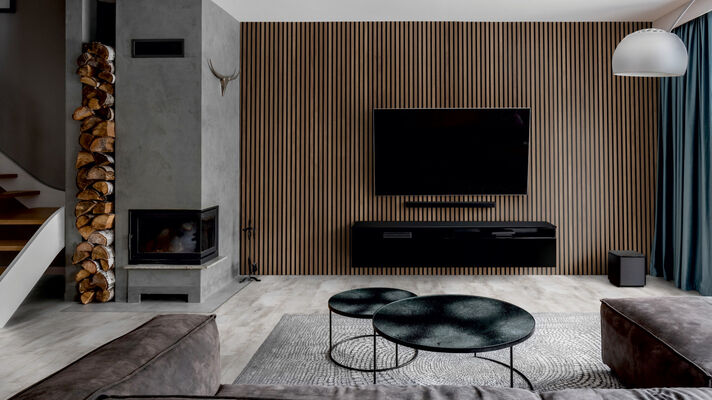  ter Hürne SilentDesign 3-Side Collection Akustikpaneele ausgeglichen naturgeölt Langpaneel Nussbaum Havel Furnier 3000x520x21 mm 1101321402 | 81913