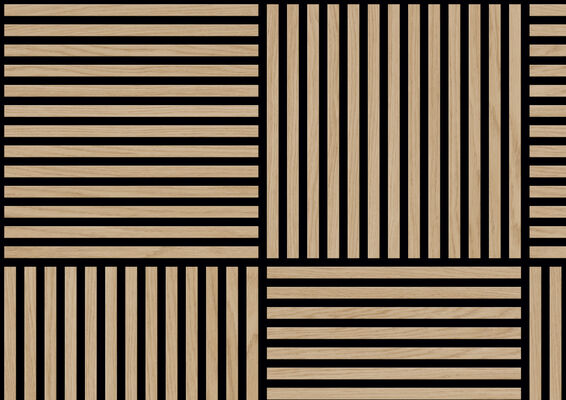  ter Hürne SilentDesign 1-Side Collection Akustikpaneele ruhig naturgeölt Quadrat Eiche Wolga Furnier 553x553x21 mm 1101321504 | 82009