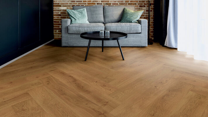  ter Hürne Herringbone Collection Parkett ausgeglichen gebürstet Fischgrät Eiche Norderney 1082x162x12 mm 1101312524 | 82030