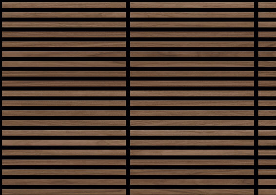  ter Hürne SilentDesign 1-Side Collection Akustikpaneele ausgeglichen naturgeölt Quadrat Nussbaum Trent Furnier 553x553x21 mm 1101321505 | 82033