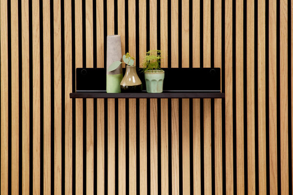  ter Hürne SilentDesign LivingWall Zubehör Wand + Decke Metall pulverbeschichtet schwarz Medium Arne Medium Function 570x100x155 mm 1101340002 | 82219