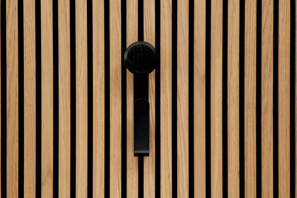  ter Hürne SilentDesign LivingWall Anbauelement Metall pulverbeschichtet schwarz / Holz schwarz lackiert Large Haakon Large Function 270x100x55 mm 1101340200 | 82222