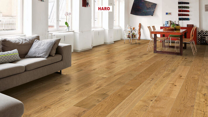  HARO PARKETT 4000 Parkett Eiche Harmony ( Sauvage ) strukturiert Landhausdiele 180 2200x180x13,5 mm 547080 | 82414