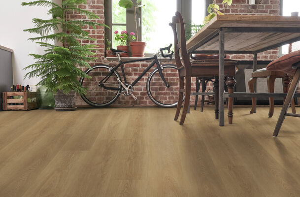  PR Flooring BA Vinylboden Eiche Prestige Struktur mit Holz-Synchronprägung Landhausdiele 1220x230x5,2 mm 31028 | 83942