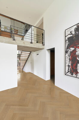  PR Flooring BA Vinylboden Eiche Cannes Holzprägestruktur Fischgrät 600x150x6 mm 81106 | 83954