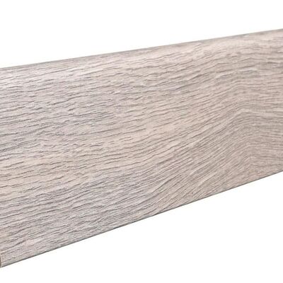  HARO Stecksockelleiste Eiche Contura steingrau MDF 2200x58x19 mm 407815 | 85660