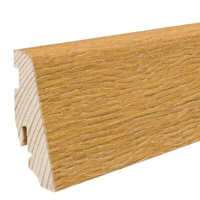  HARO Leisten Sockelleiste Furniert Eiche strukturiert seidenmatt 2,2m 2200x58x19 mm 409616 | 85723