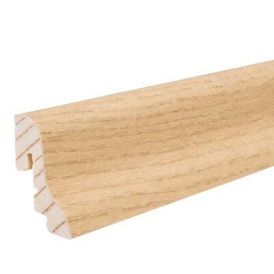  HARO Leisten Sockelleiste Furniert Eiche invisible matt 2500x39x19 mm 410701 | 85771
