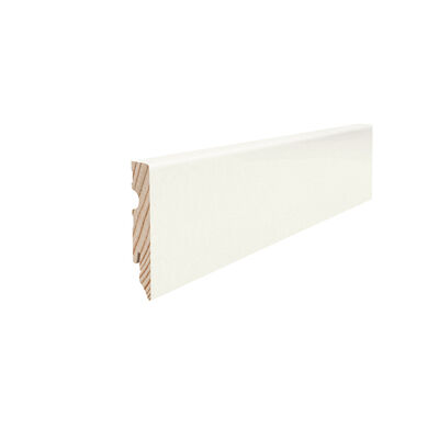 HARO Leisten Sockelleiste Dekorfolie weiß stark foliert RAL9010 2200x80x15 mm 411051 | 85816