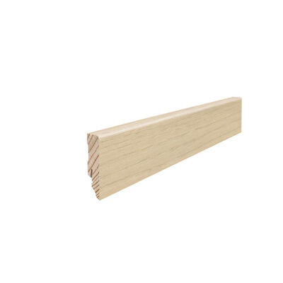  HARO Leisten Sockelleiste Furniert Esche lichtweiß matt 2200x58x16 mm 411496 | 86062