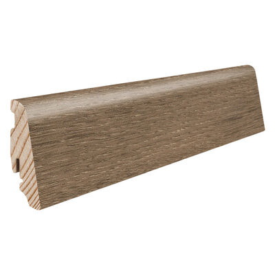  HARO Leisten Sockelleiste Dekorfolie Eiche Victoria samtbraun Nässeschutz 2200x58x19 mm 411505 | 86077