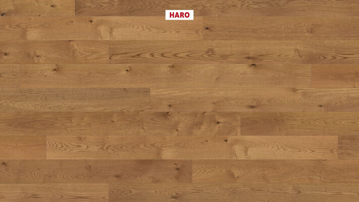  HARO PARKETT 4000 Parkett Bernsteineiche Markant strukturiert Landhausdiele 180 2200x13,5x173 mm 528678 | 86302