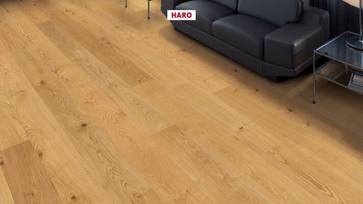  HARO PARKETT 4000 Parkett Eiche Markant strukturiert Landhausdiele 2200x13,5x180 mm 547503 | 86317