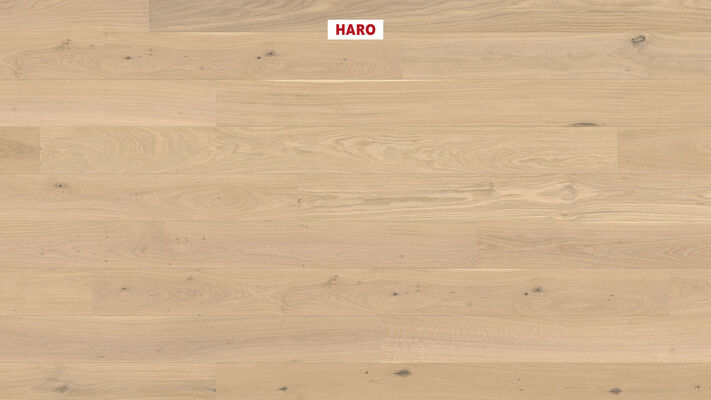  HARO PARKETT 2500 Parkett Eiche puroweiß Universal strukturiert Landhausdiele 2200x12x180 mm 537548 | 86329