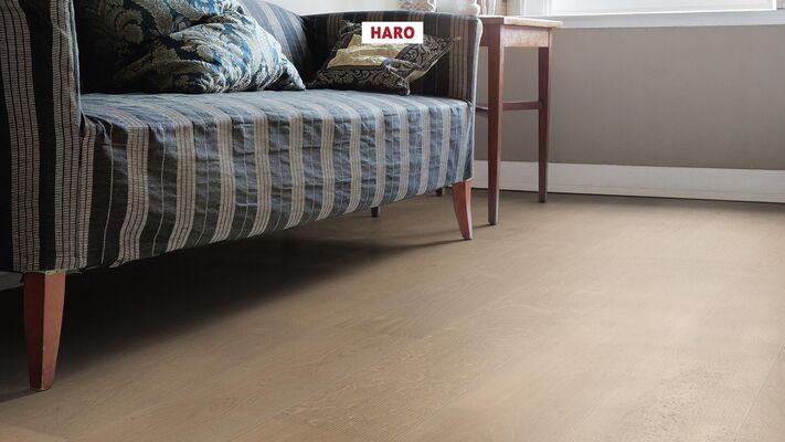  HARO PARKETT 4000 Parkett Eiche sagrau Markant strukturiert Landhausdiele 2200x13,5x180 mm 547505 | 86431