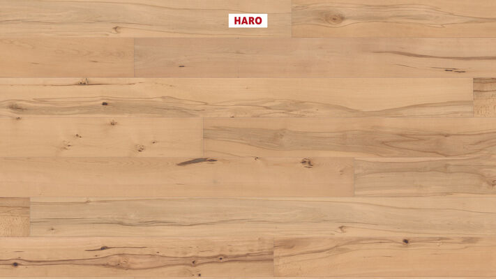  HARO PARKETT 4000 Parkett Buche gedämpft Universal glatt Landhausdiele 2200x13,5x180 mm 547507 | 86437