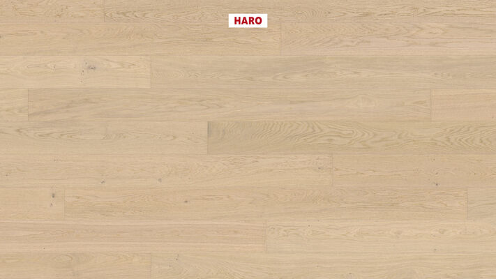 HARO PARKETT 4000 Parkett Eiche lichtweiß Markant strukturiert Landhausdiele 2200x13,5x180 mm 547567 | 86446