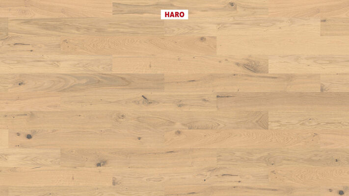  HARO PARKETT 4000 Parkett Prestige Eiche invisible Sauvage strukturiert Landhausdiele 1000x10x120 mm 543505 | 86518
