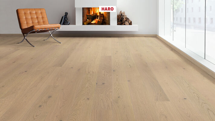  HARO PARKETT 4000 Parkett Eiche sagrau Sauvage strukturiert Landhausdiele 2200x13,5x180 mm 547506 | 86581
