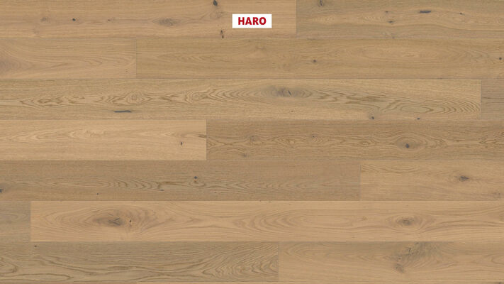  HARO PARKETT 4000 Parkett Raucheiche puroweiß Sauvage strukturiert Landhausdiele 2200x13,5x180 mm 548012 | 86665